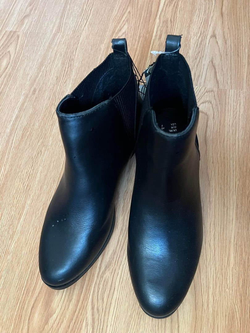 primark black ankle boots