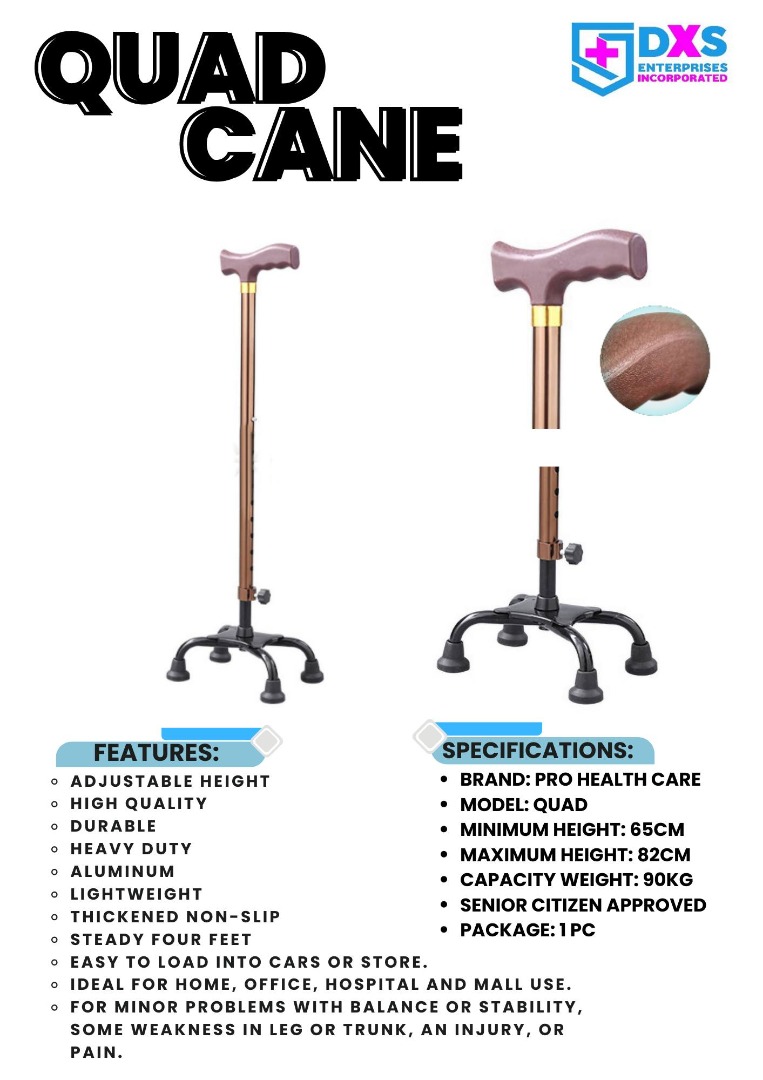 PROHEALTH QUADCANE, Health & Nutrition, Medical Supplies & Tools on