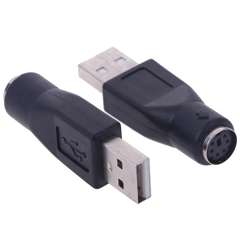 PS/2 Male to USB Female Port Adapter Converter for x Keyboard Mouse