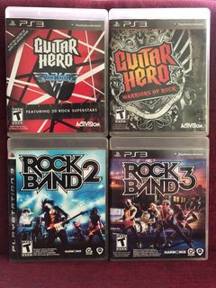 PS3 - Music Games - PHP500 each