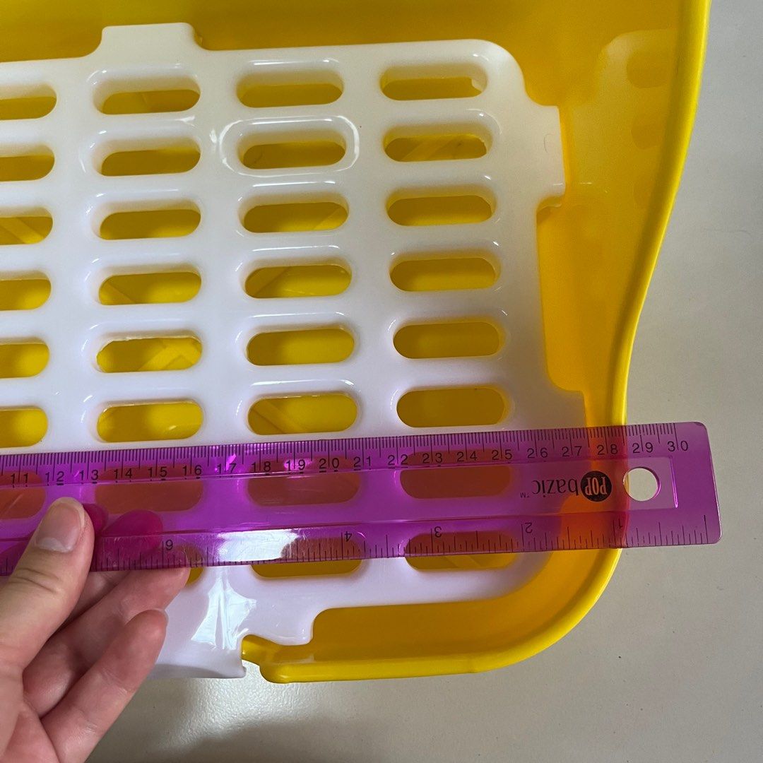 Rabbit/ Chinchilla/ Hamster Litter Tray Pee Box, Hay Mini Basket, Metal