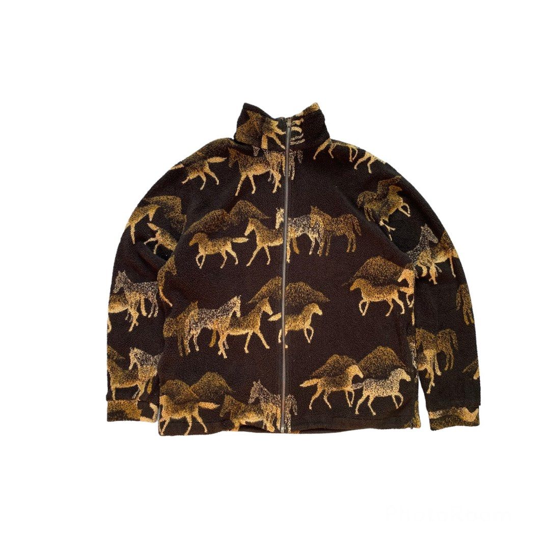 Horse print deals fleece jackets