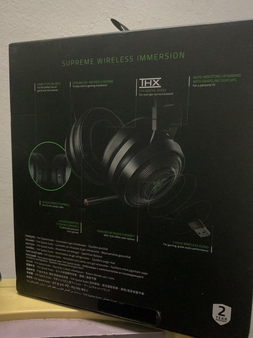 Audifonos razer discount nari wireless