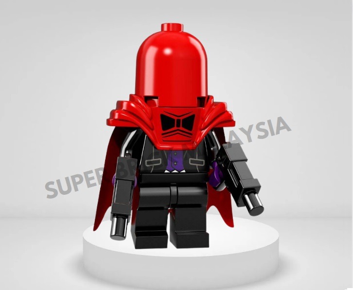 Red hood lego on sale figure