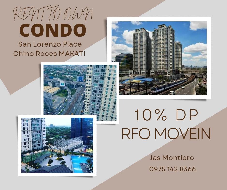 Rent to Own Condo in MAKATI San Lorenzo Place, Property, For Sale