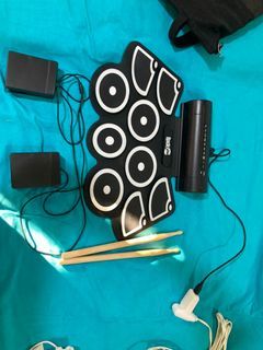 Rockjam Portable Roll-up Drum Kit