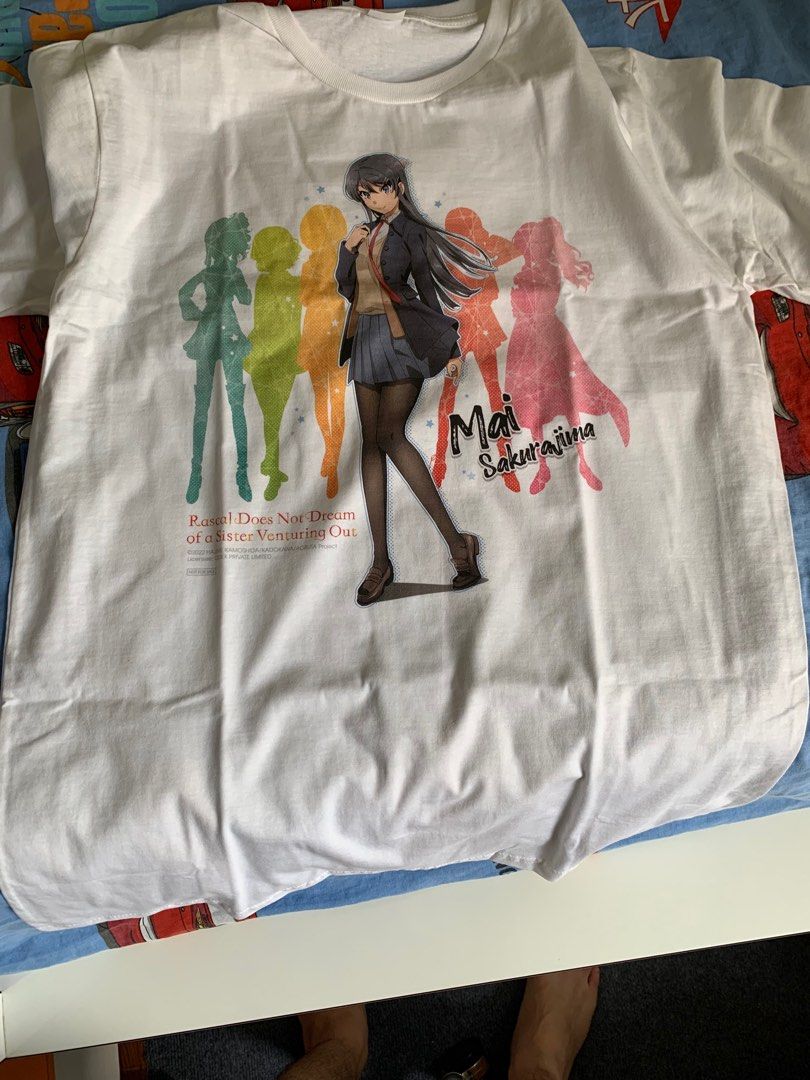 Sakurajima Mai T-Shirt [Aobuta] [Seishun buta yarou wa bunny girl ...