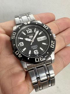 Seiko 5 Sports 38mm Black Automatic
