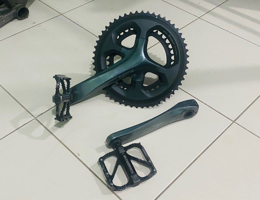 Crankset Shimano Tiagra 4700, Sports Equipment, Bicycles & Parts, Bicycles  on Carousell