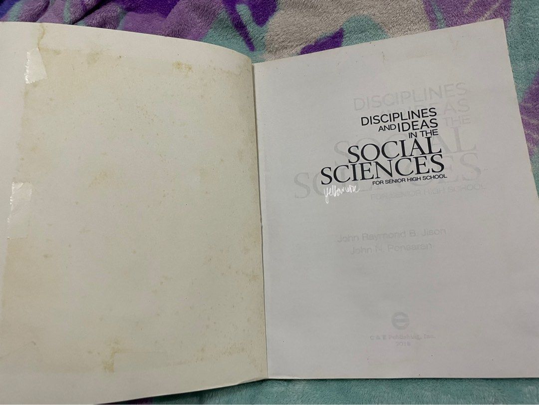 SHS Disciplines and Ideas in the Social Sciences Books, Hobbies & Toys ...