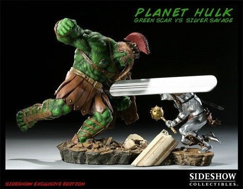 Original Sideshow PLANET HULK vs SILVER SURFER Exclusive