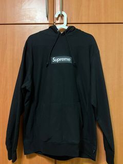 FW16 SUPREME New York Black Box Logo Hoodie (Large) BOGO