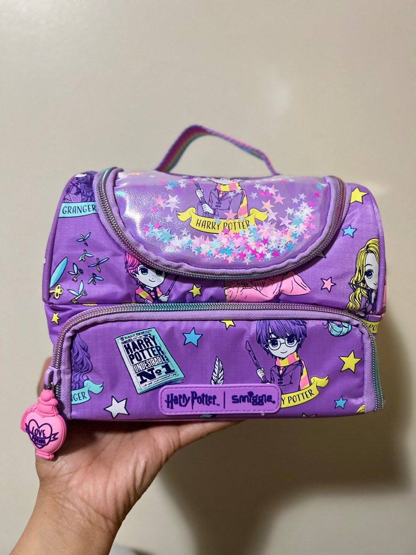 Smiggle Harry Potter Double Decker with strap on Carousell
