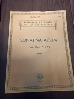 Sonatina Album Schirmer Library of Classics Volume 51 Piano Solo - Schirmer's Library of Musical Classics Hal Leonard Corp