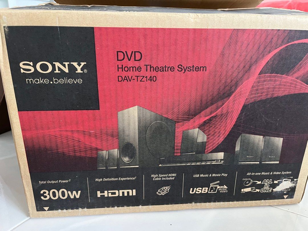 Sony DVD Home Theatre System DAVTZ140, TV & Home Appliances, TV