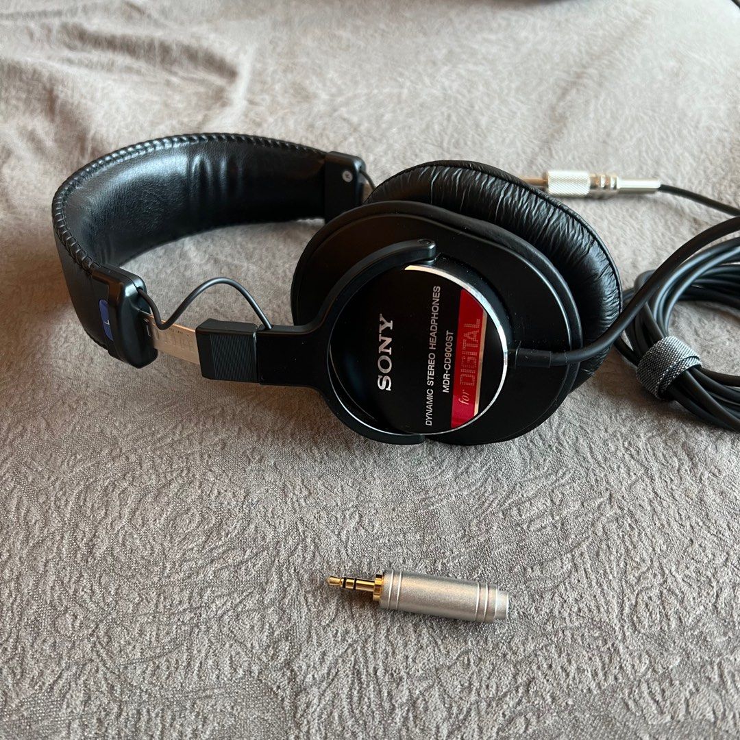 Sony MDR-CD900ST 連3.5mm接駁頭, 音響器材, 頭戴式/罩耳式耳機- Carousell