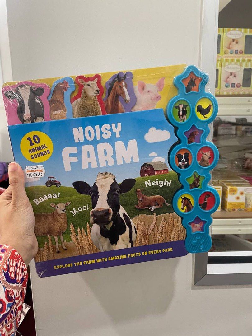 Hobbies　Books　Noisy　on　Books　Farm,　Children's　Toys,　Sound　Magazines,　Book　Carousell