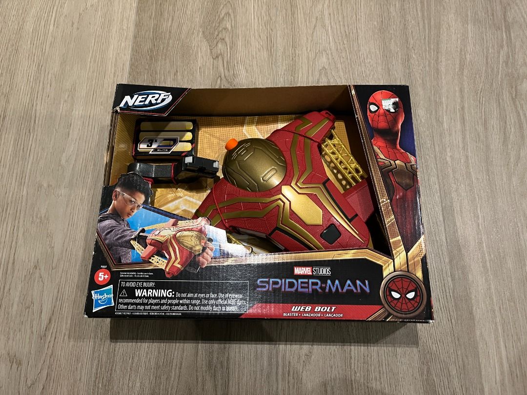 Nerf Spider-Man Web Bolt Blaster Marvel - New