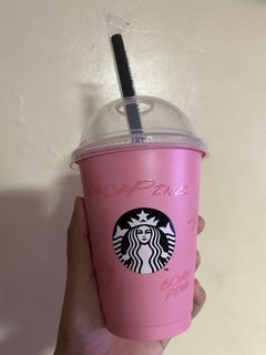 Starbucks Blackpink Reusable Cup & Straw