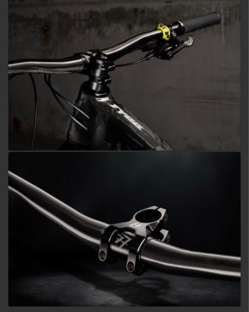 Aluminum stem best sale with carbon bars
