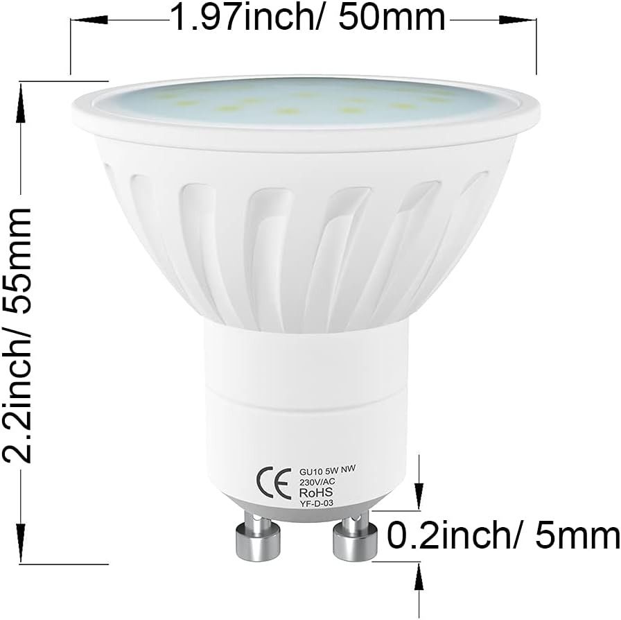 Replacing gu10 halogen bulbs with led best sale