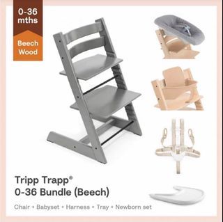 ［徵］全新Stokke tripp  trapp chair灰色