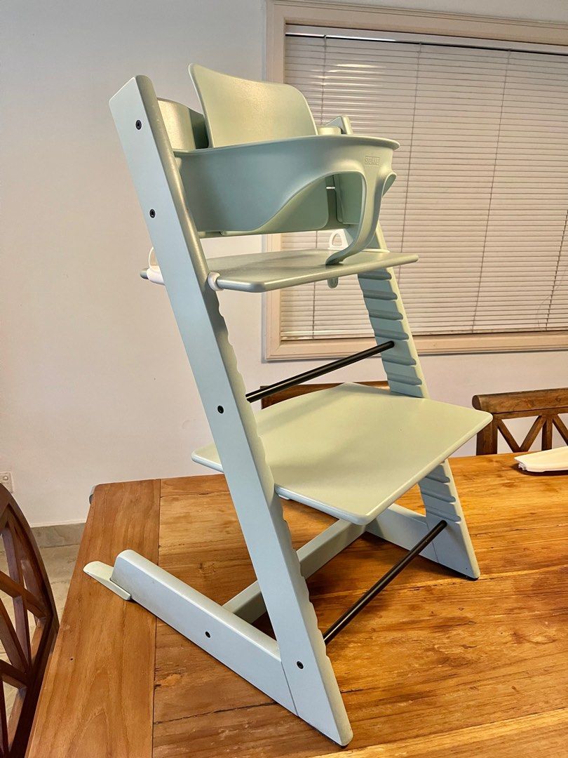 stokke tripp trapp high chair in mint colour Babies Kids Baby