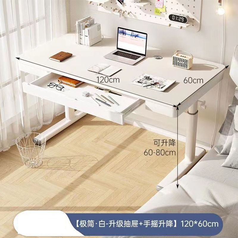 Study Table With drawer Studyroom Furniture Adjust Height 60