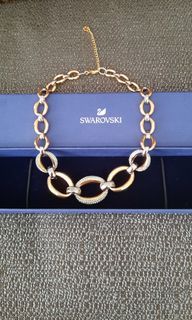 SWAROVSKI 玫瑰金頸鍊