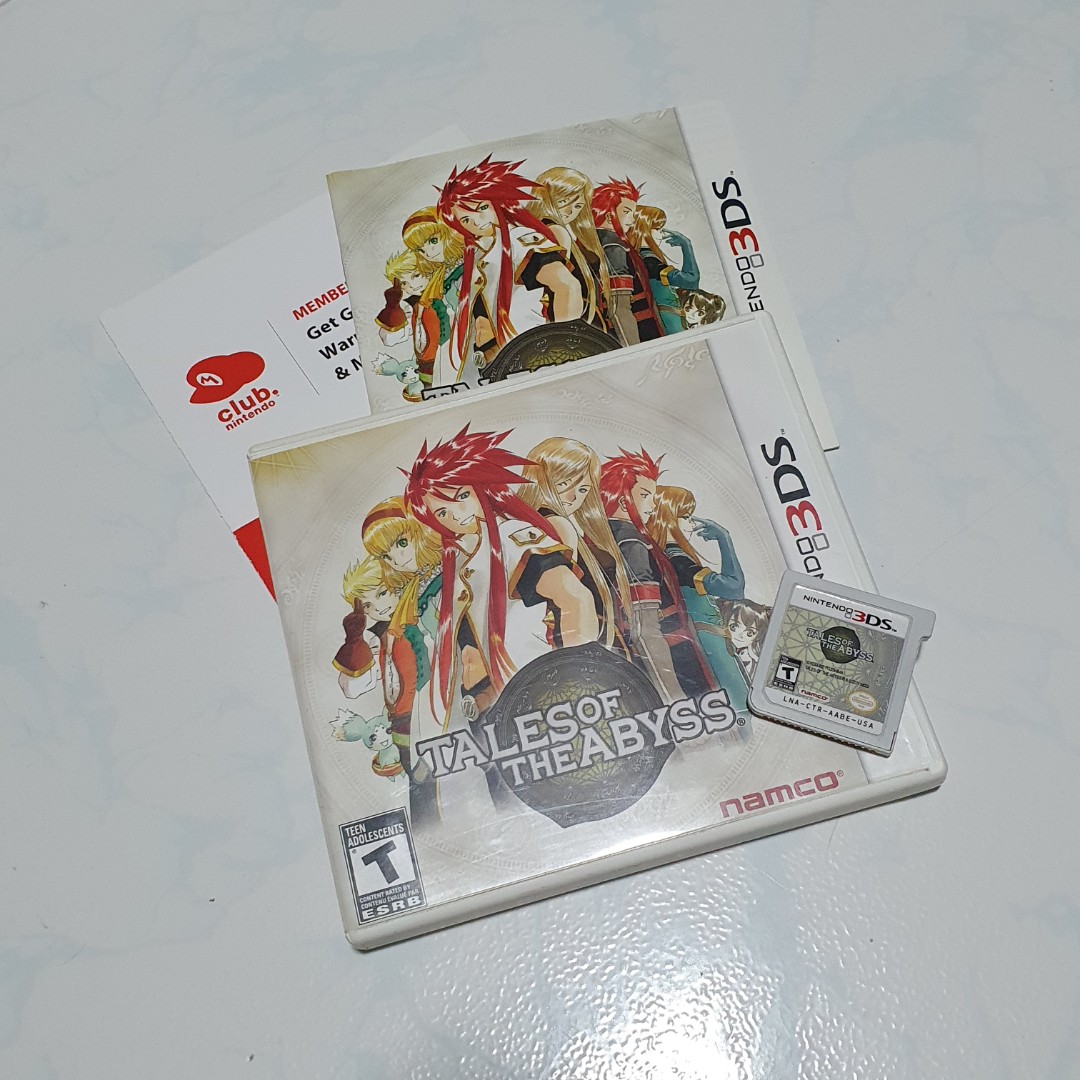 Tales Of The Abyss, Video Gaming, Video Games, Nintendo on Carousell