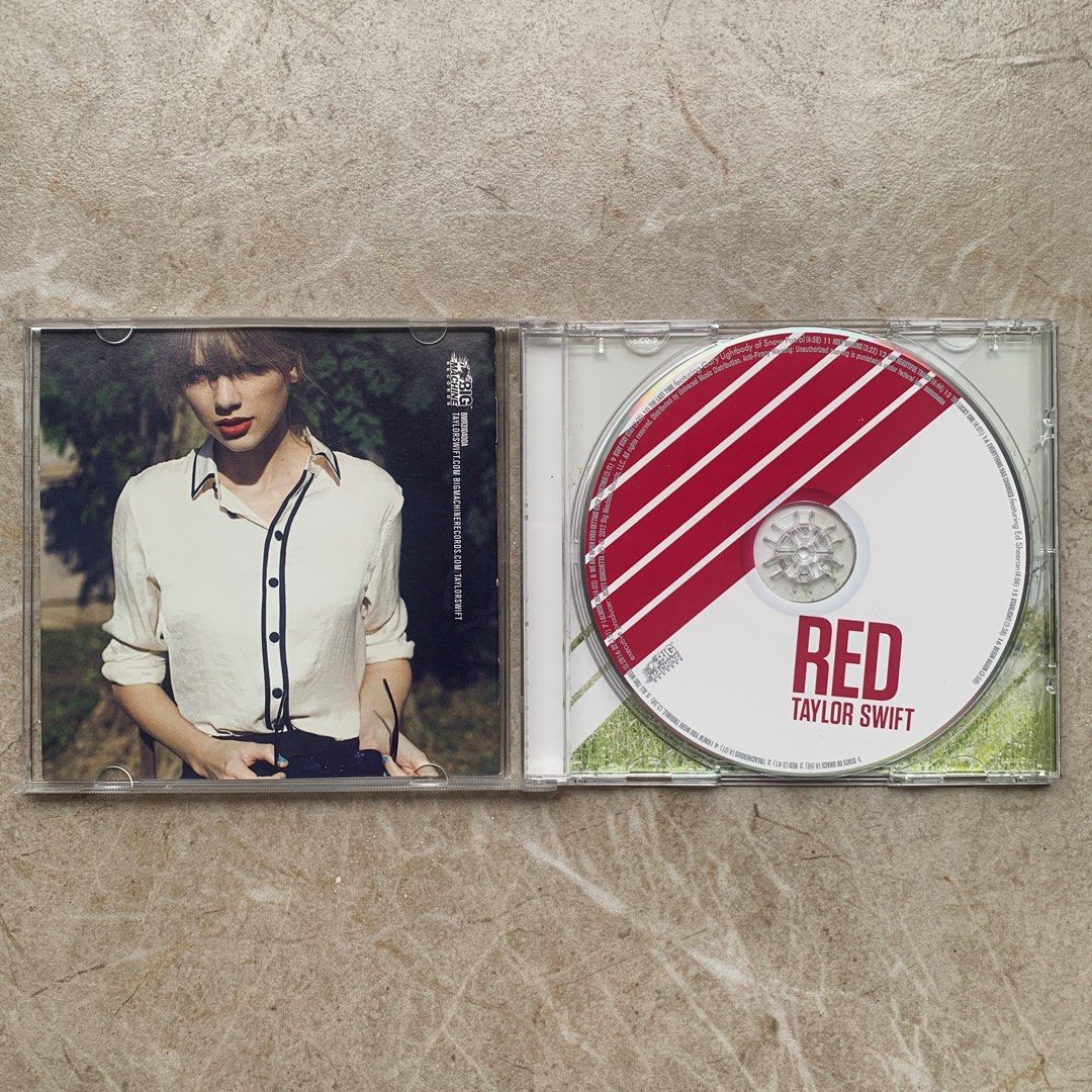 Taylor Swift - RED (2012) (Category: CDs & DVDs) located in Bulacan. Submitted by inthetrees (Listing ID 1252498416, Image 3). Description: ON HAND & READY TO SHIP: Taylor Swift - RED (2012) • Unsealed • original and authentic 101% • LIKE NEW and in very good condition. (no scratches on the ACTUAL CD, not used) • price slightly negotiable • rfs: decluttering, need funds din :( • if you have any questions, don’t hesitate to message me! I can send 