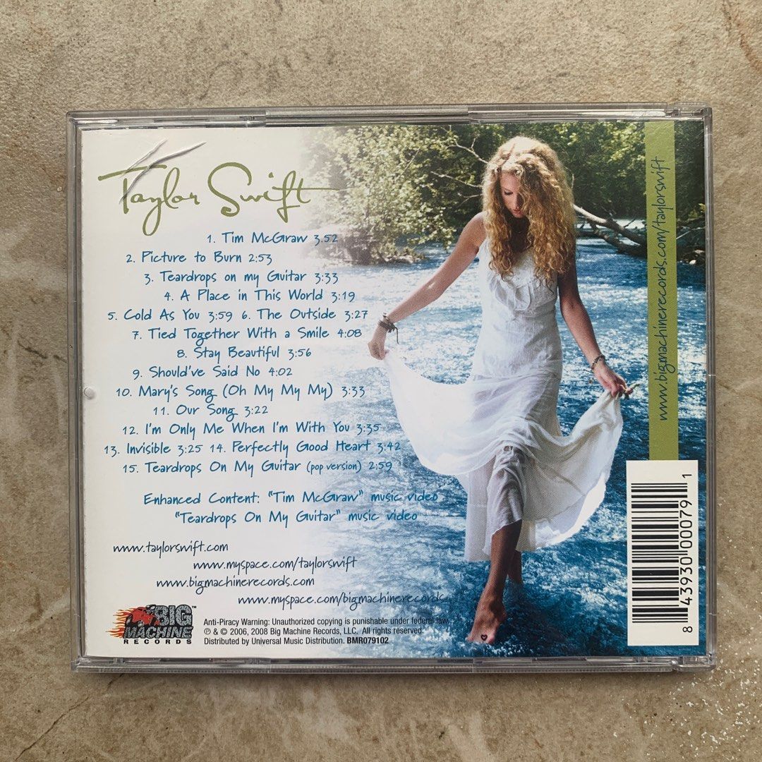Taylor Swift — Taylor Swift (Self Titled) (2006) (Category: CDs & DVDs) located in Bulacan. Submitted by inthetrees (Listing ID 1252501543, Image 2). Description: ON HAND & READY TO SHIP: Taylor Swift - Taylor Swift (Self Titled) (2006) • Unsealed • original and authentic 101% • LIKE NEW, in very good condition. a few months old (no scratches on the ACTUAL CD, not used) • price slightly negotiable • rfs: need funds asap • if you have any question