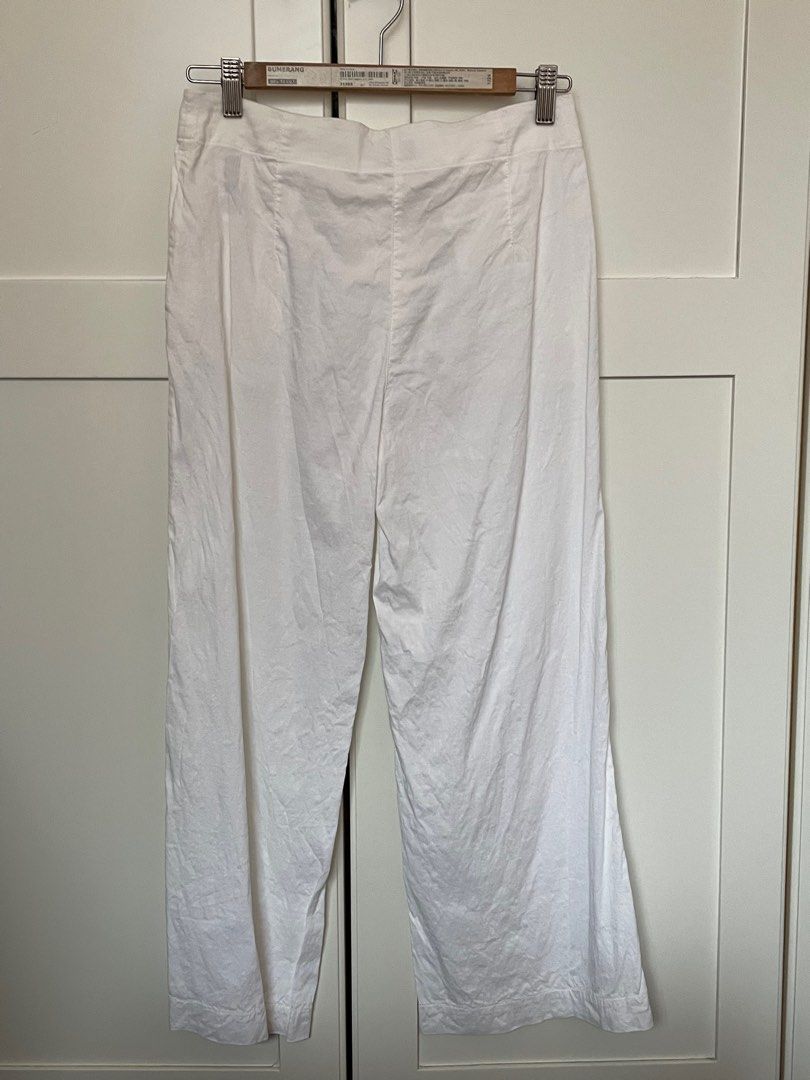 Theory white on sale linen pants
