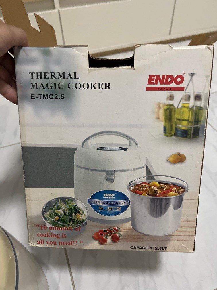 ENDO (JAPAN) - THERMAL MAGIC COOKER E-TMC2.5-N - HOW TO USE BY