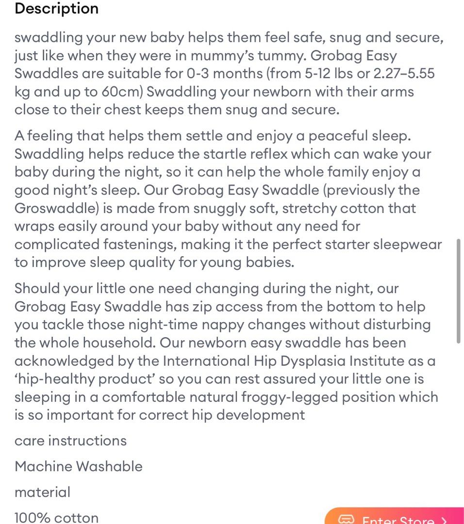 Tommee Tippee Gro Easy Swaddle 0 3 Months
