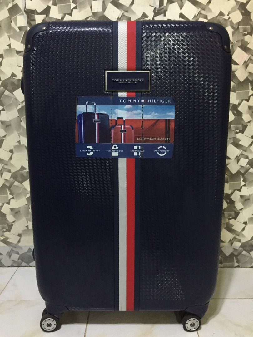 Tommy hilfiger hotsell basketweave luggage