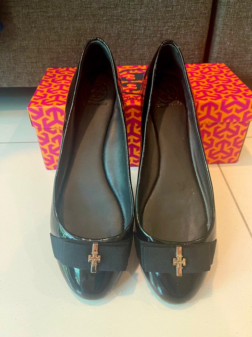 Tory Burch Trudy Ballet Soft Patent Calf