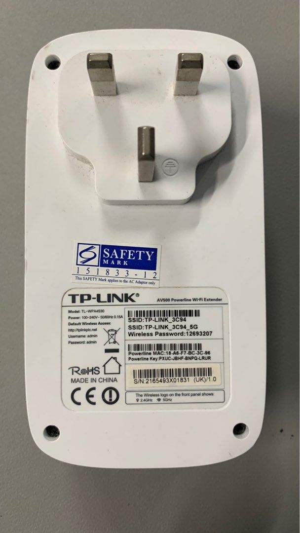 TP Link TL-WPA4530, Computers Tech, Parts Accessories