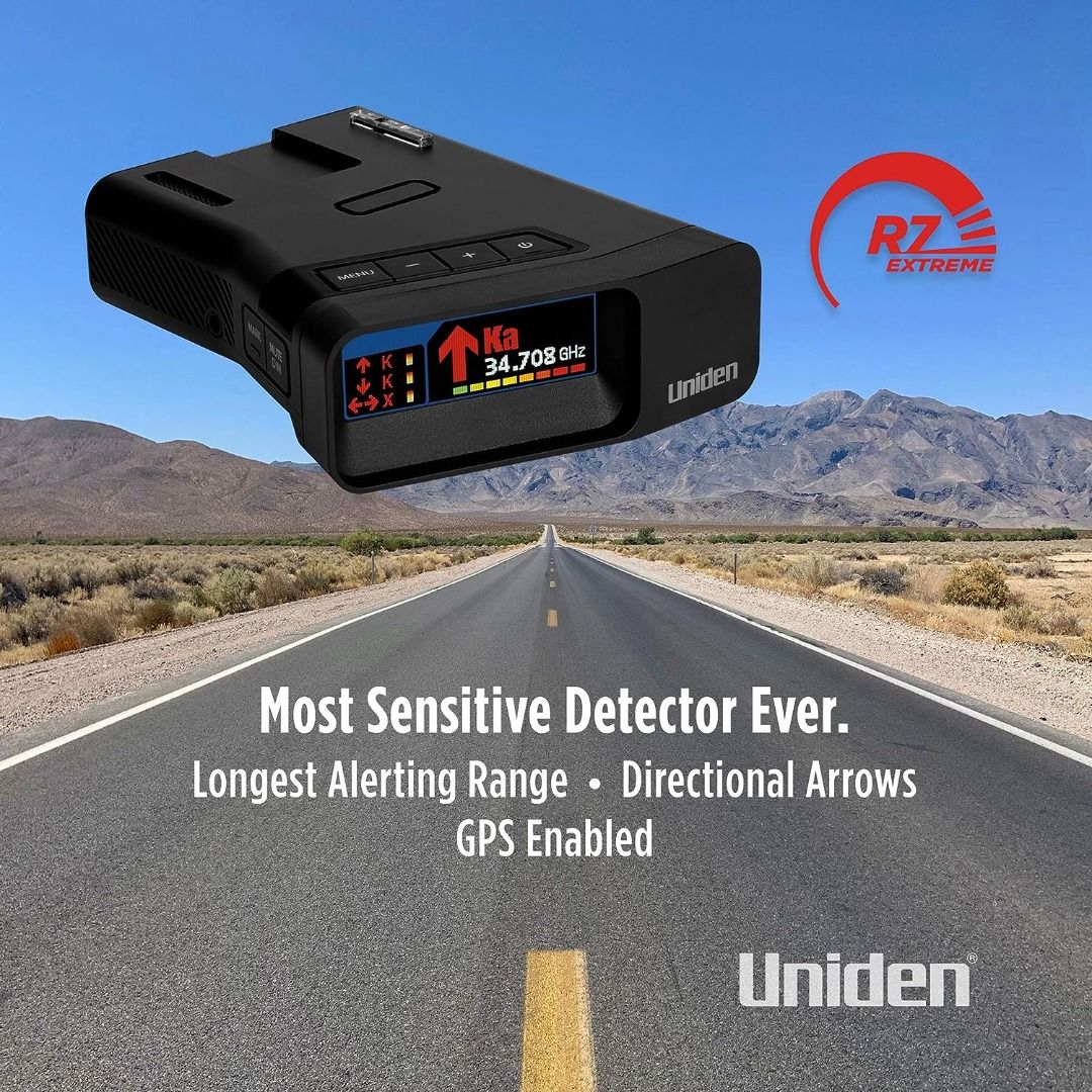 Uniden R7 EXTREME LONG RANGE Laser/Radar Detector, Builtin GPS, Real