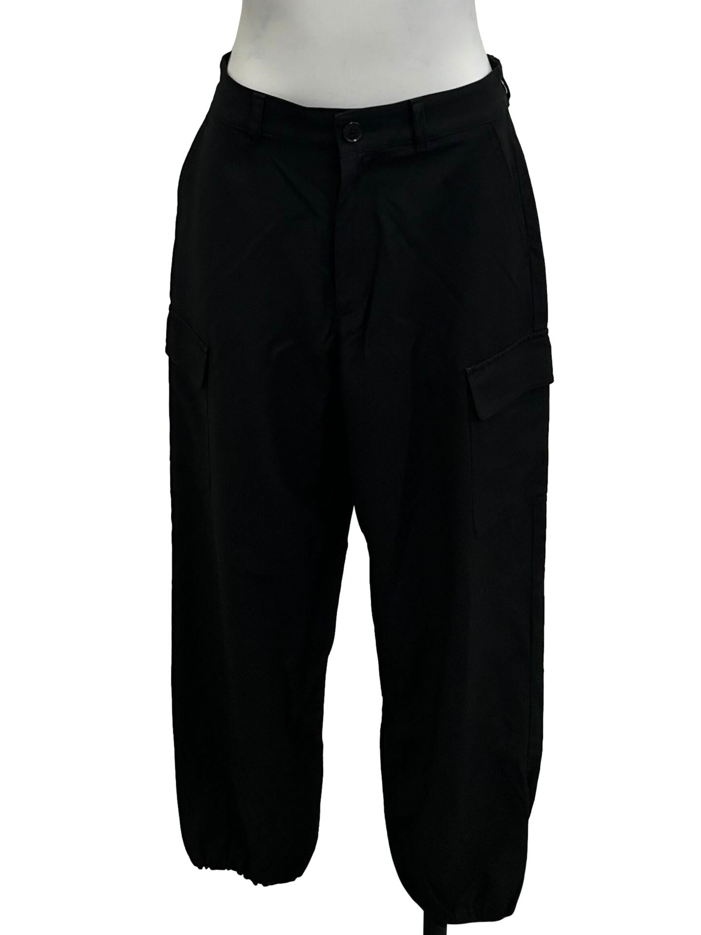 Uniqlo Black Cargo Pants, Women's Fashion, Bottoms, Other Bottoms on