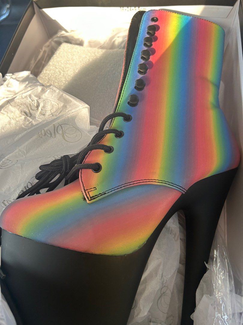 Rainbow on sale heel boots
