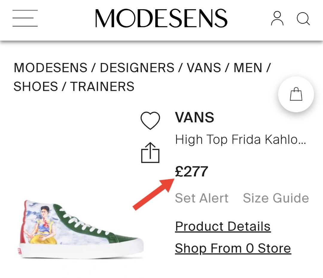 Las dos fridas vans on sale
