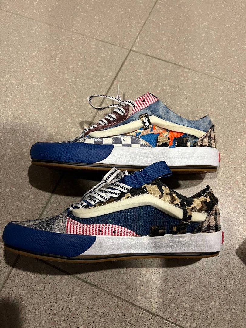 Vans Old Skool Cap Patchwork (Multi) (Category: Sneakers) located in Singapore. Submitted by maomaoooo (Listing ID 1252484295, Image 3). Description: VN0A4UUH2TC size EUR 38.5 24.5 cm men US 6.5 women US 8.0 UK 5.5 .