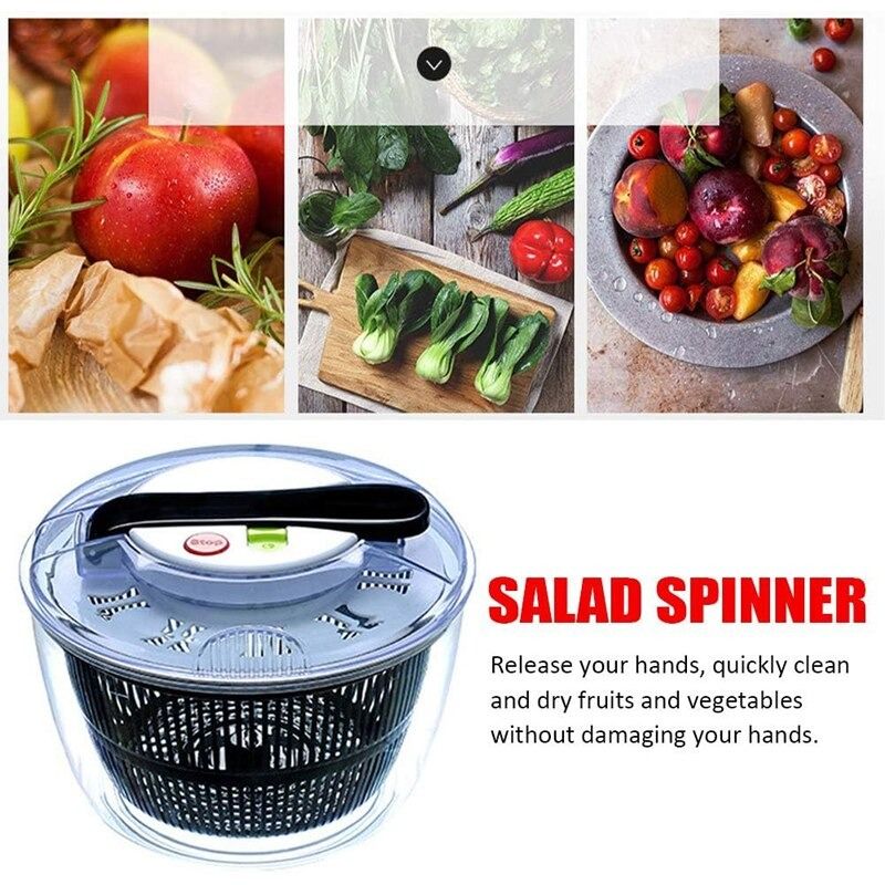 Stainless Steel Vegetable Fruit Dryer Drainer Dehydrator Salad