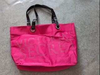 Victoria's Secret Soft Cinch Tote Bag Pink Large Size New Sealed