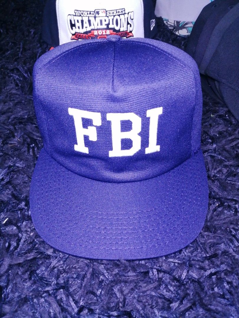 Cappellino da baseball snapback vintage con scritta FBI Federal Bureau of Investigation Crime Scene Investigator del governo degli Stati