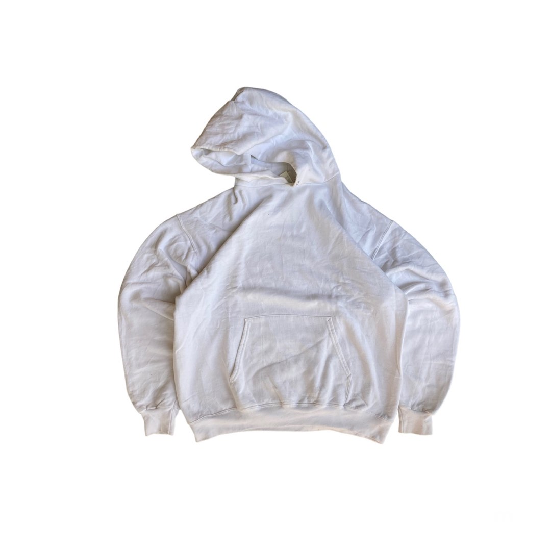 Hanes white hoodie clearance