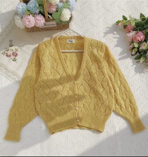 Vintage knitted cardigan