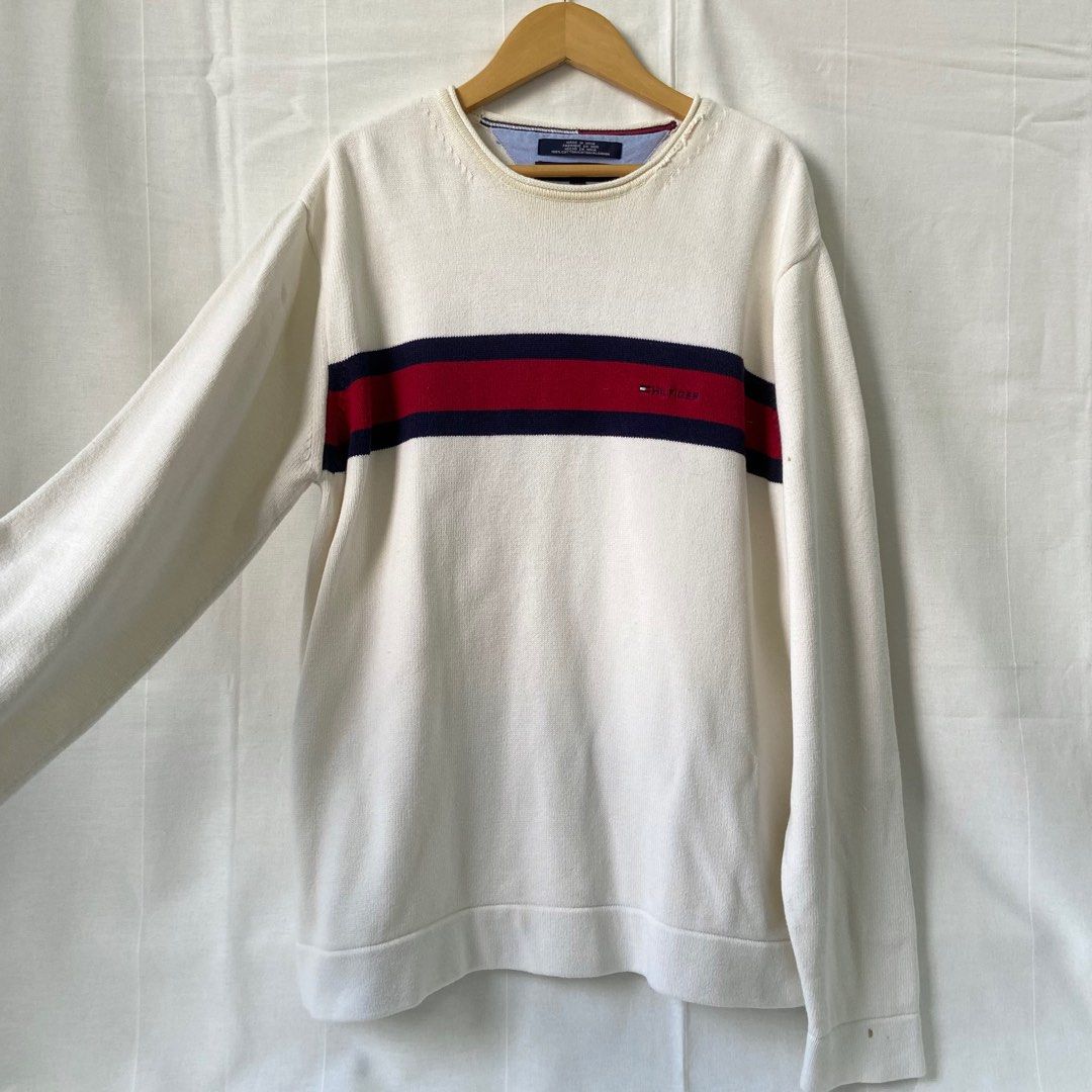 vintage tommy hilfiger sweater Men s Fashion Tops Sets