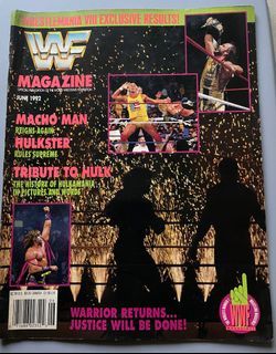 Vintage WWF/WWE Wrestling Magazine - June 1992